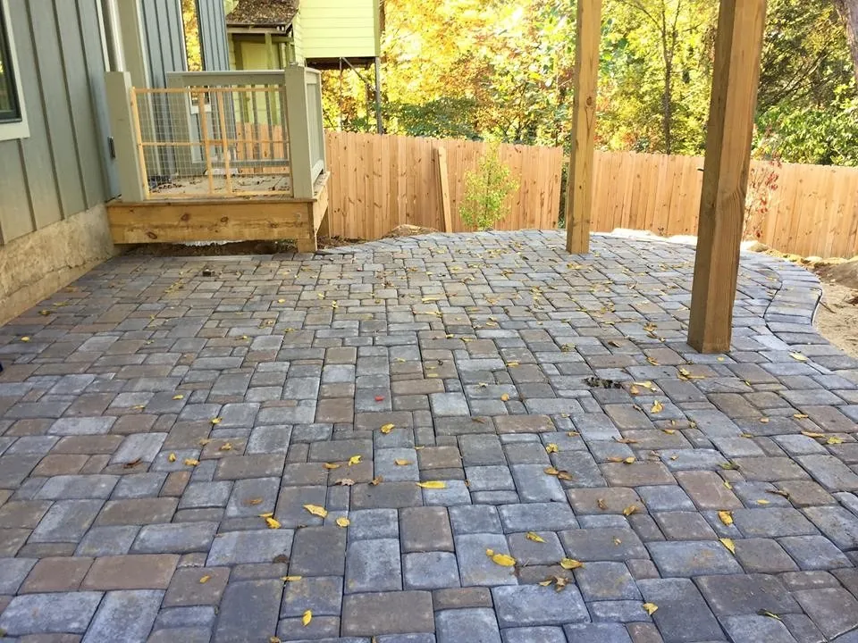 paver patio hardscaping